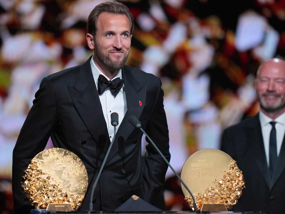 Kane becomes first Englishman in 25 years to win Ballon d'Or and Putellas wins her third