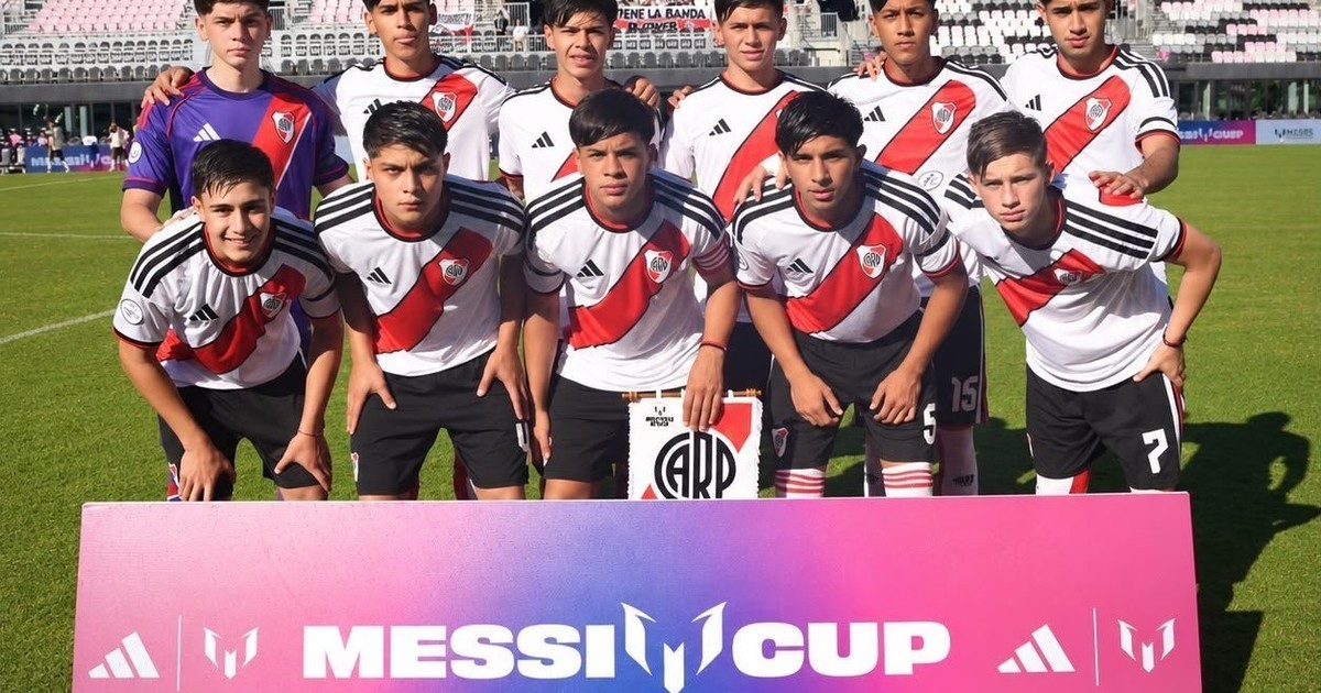 A la vista de Messi, los pibes de River se lo dieron vuelta a Flamengo y están en semifinales de la Messi Cup