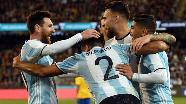 En el debut de Sampaoli, Argentina le ganò 1-0 a Brasil en Australia