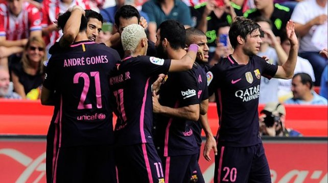 Barcelona le metiò 5 al Sporting Gijón sin Messi